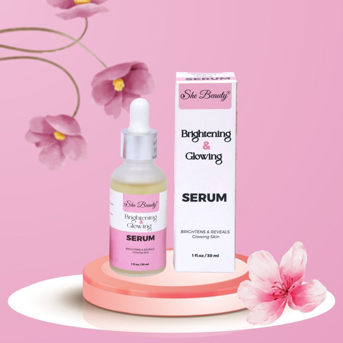 She Beauty Dual Deal Whitening Serum With Night Cream View Gallery - Pakistan