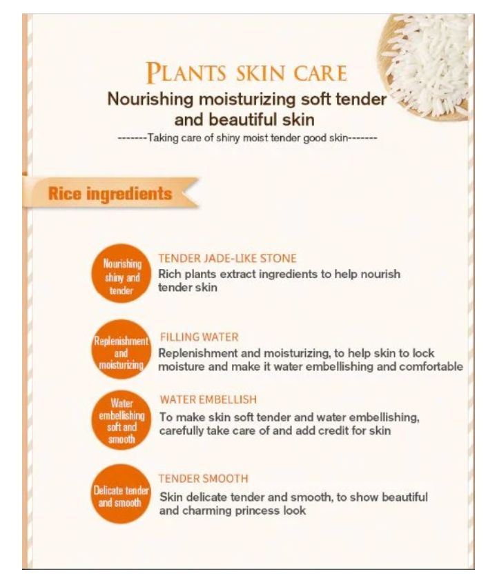 Rorec Moisturizing Anti Wrinkle Rice Face Serum for Open Pores 15ml View Gallery - Pakistan