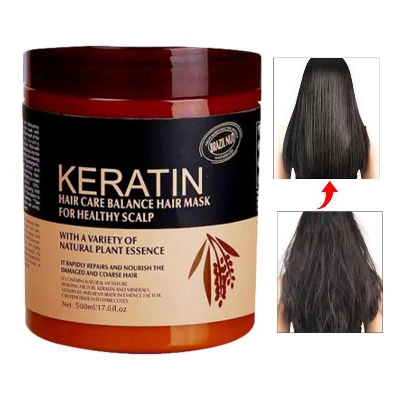 Sealed Packed | Keratin Hair Mask Treatment Your Secret to Shiny, Healthy Hair 500ml