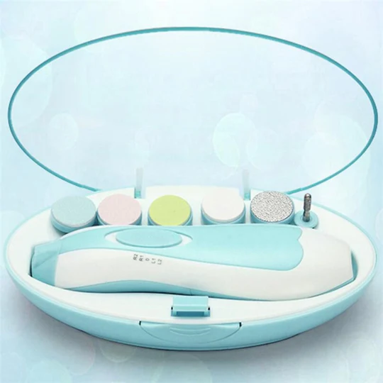 Electric Nail Clipper - Baby Nail Trimmer Clipper Set (random color) View Gallery - Pakistan