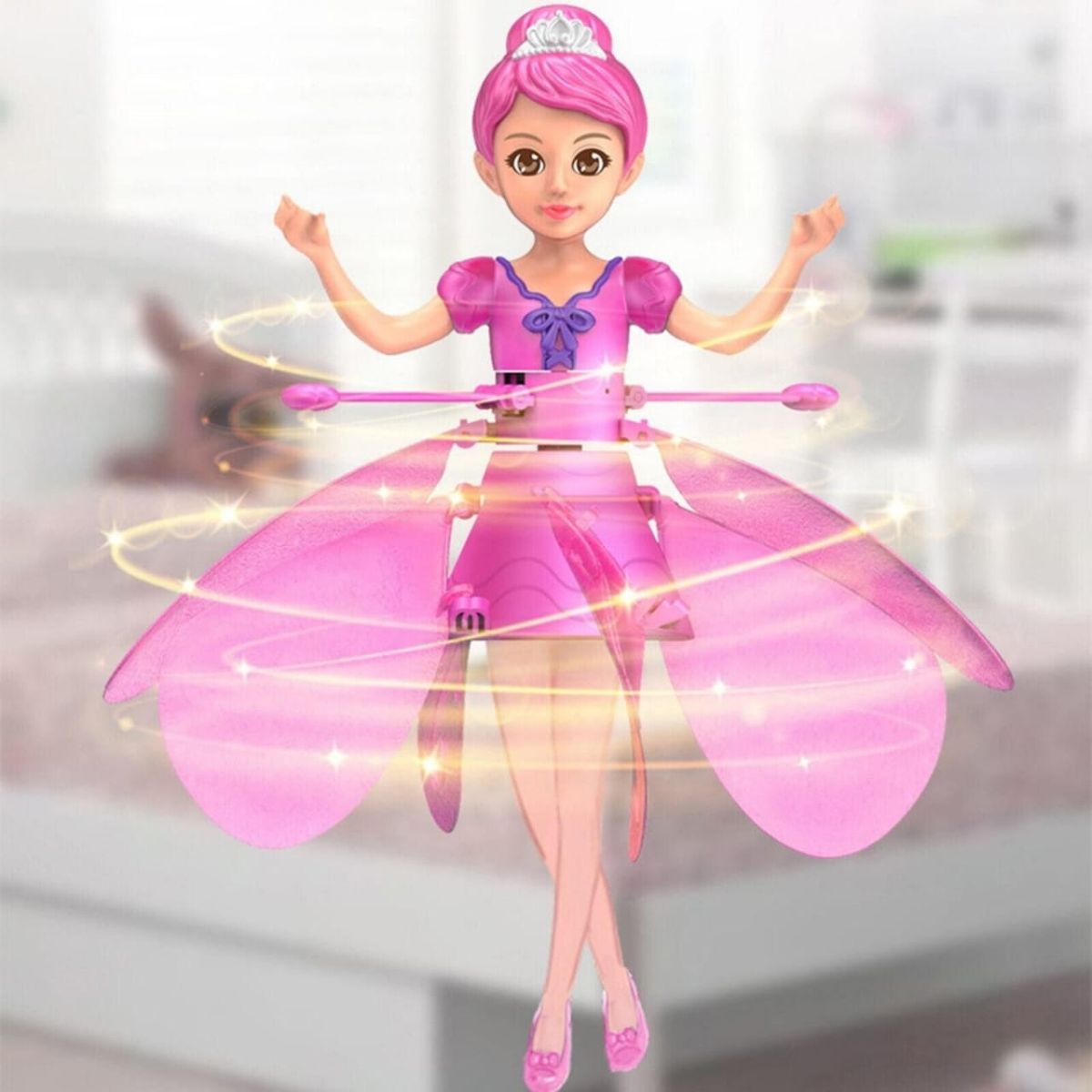 Magical Flying Fairy Doll,hand Sensor Control / Sky Dancers Flying Toy (random Color) View Gallery - Pakistan