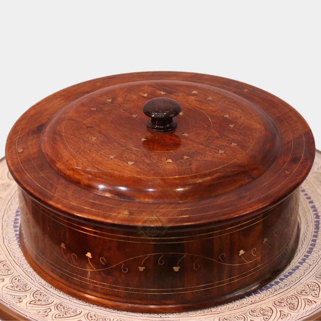 Wooden Hot Pot With Barance Work Roti_Dan Hot and Pot Beautiful wooden made View Gallery - Pakistan