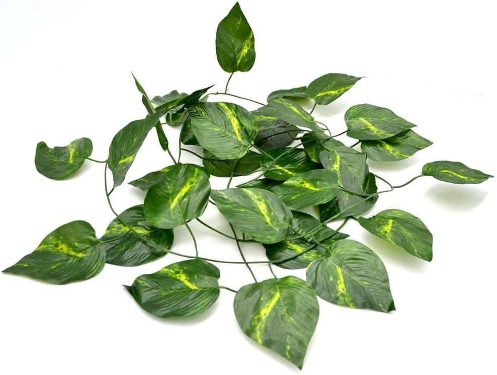 Green leaves bail Greenhome Plant Simulated Wide Application Plastic Decorative Green Vine Decor for Home