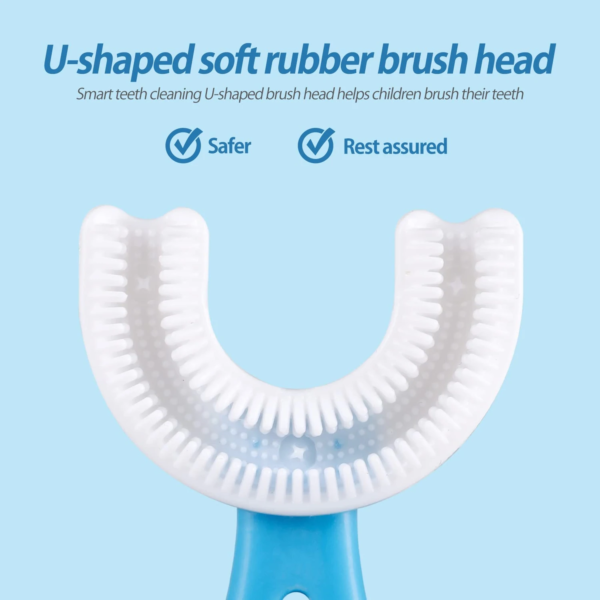 Baby Head Protector Crawling - Baby Safety Helmet &amp; amp Walking Helmet + 360 Degree U-shaped Baby Toothbrush (Random Color/Design) View Gallery - Pakistan