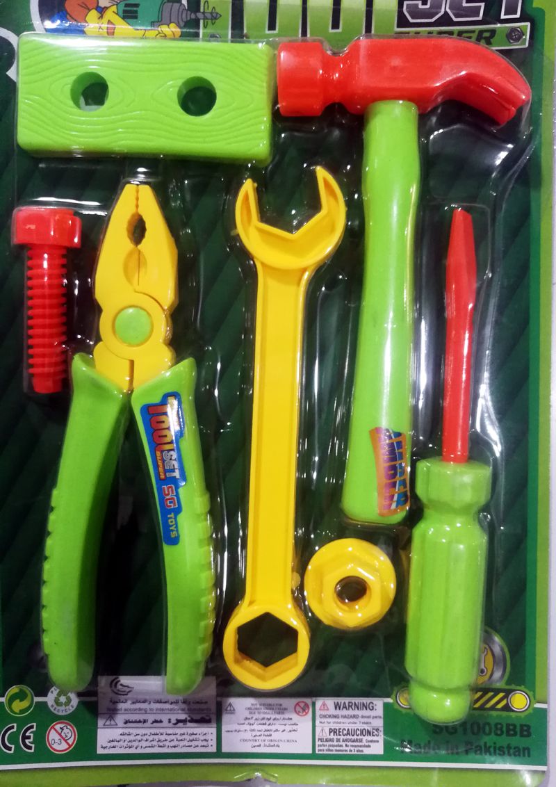 Tools Kit Toys For Kids - Plastic Hardware Tools Toys For Kids (random color) View Gallery - Pakistan
