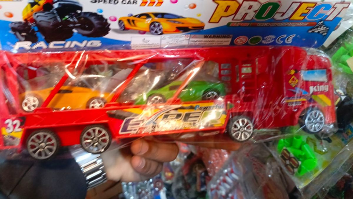 Car Carrier Long Toy Truck - Friction Powered Loader for Kids (random color) View Gallery - Pakistan