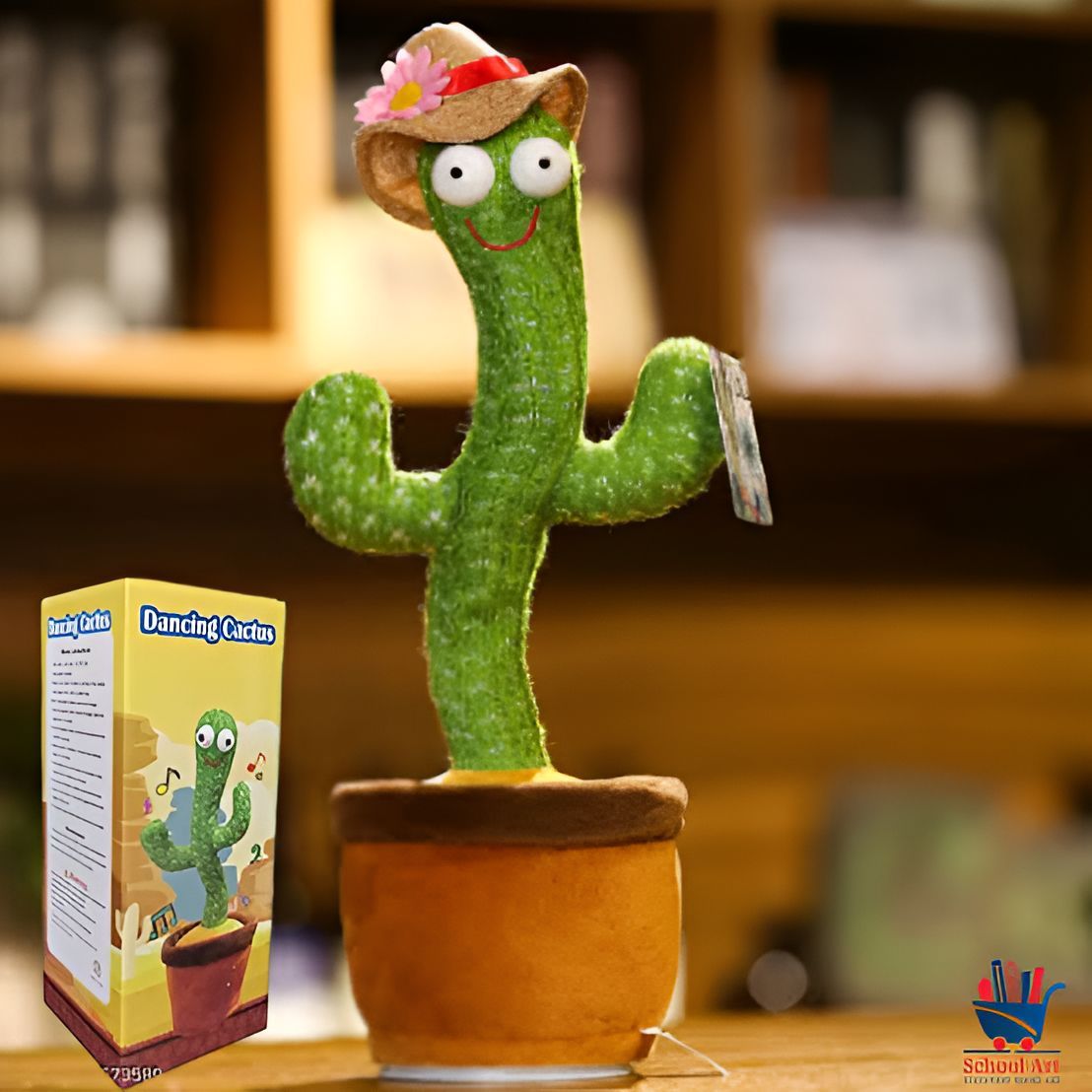Dancing Cactus Toy | Talking Cactus | Tree Cactus Plush Toy for Children, Kids &amp;amp; Toddlers - Rechargeable Cactus Toys For Kids - With Box