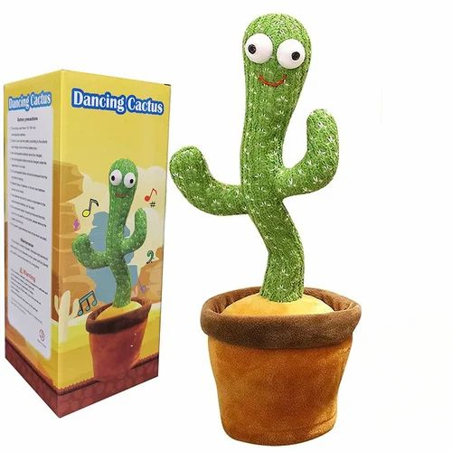 Dancing Cactus Toy | Talking Cactus | Tree Cactus Plush Toy for Children, Kids &amp; Toddlers - Rechargeable Cactus Toys For Kids - With Box View Gallery - Pakistan