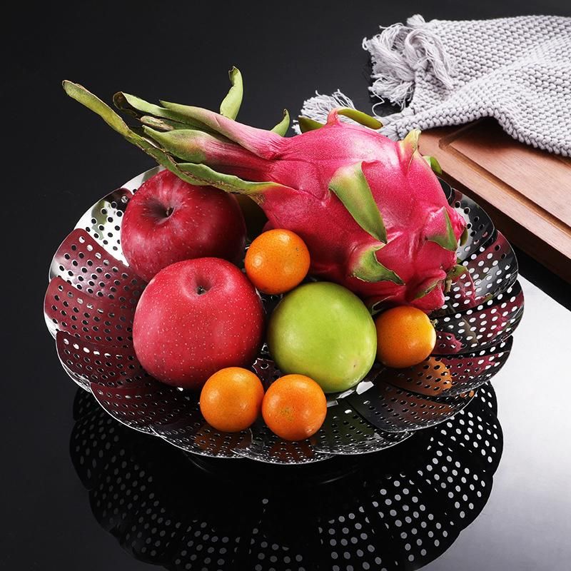 304 Stainless Steel Folding Steamer Tray Steam Rack Steam View Gallery - Pakistan