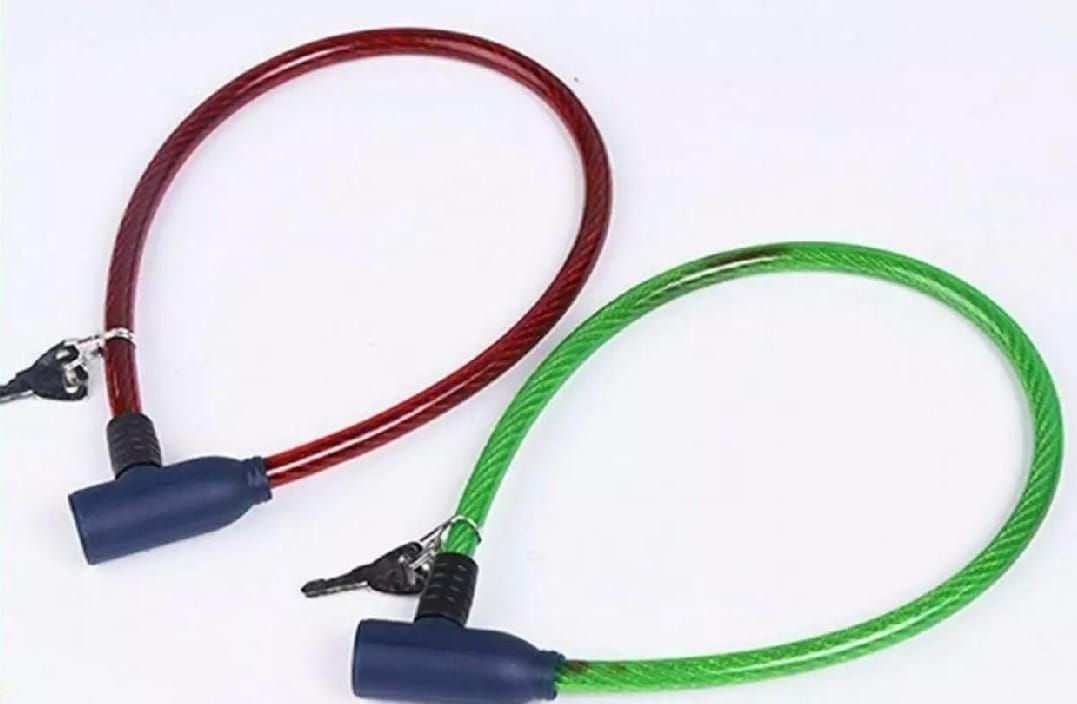 Cycle Safety Anti-Theft Steel Wire Lock Portable Security Lock With 2 Keys Cycle Lock View Gallery - Pakistan