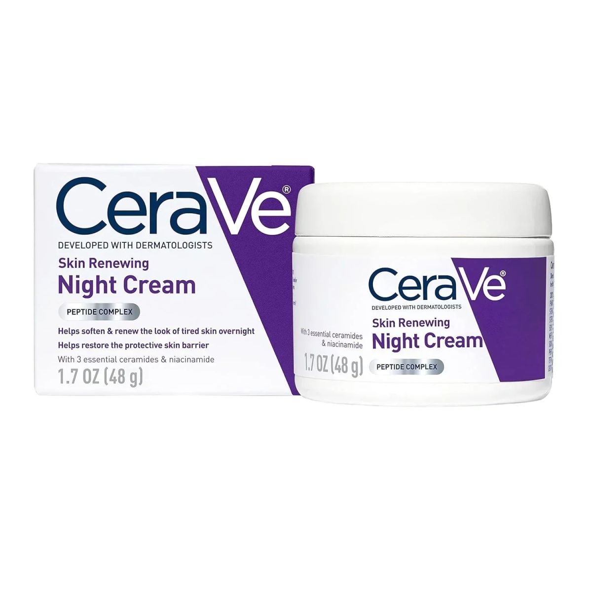CeraVe 4-in-1 Skincare Bundle: Night Cream, Sunblock, Cleanser &amp; Serum for Radiant Skin View Gallery - Pakistan