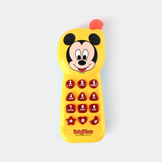 Micky Mouse Musical Toy Phone for Kids(Random color) View Gallery - Pakistan