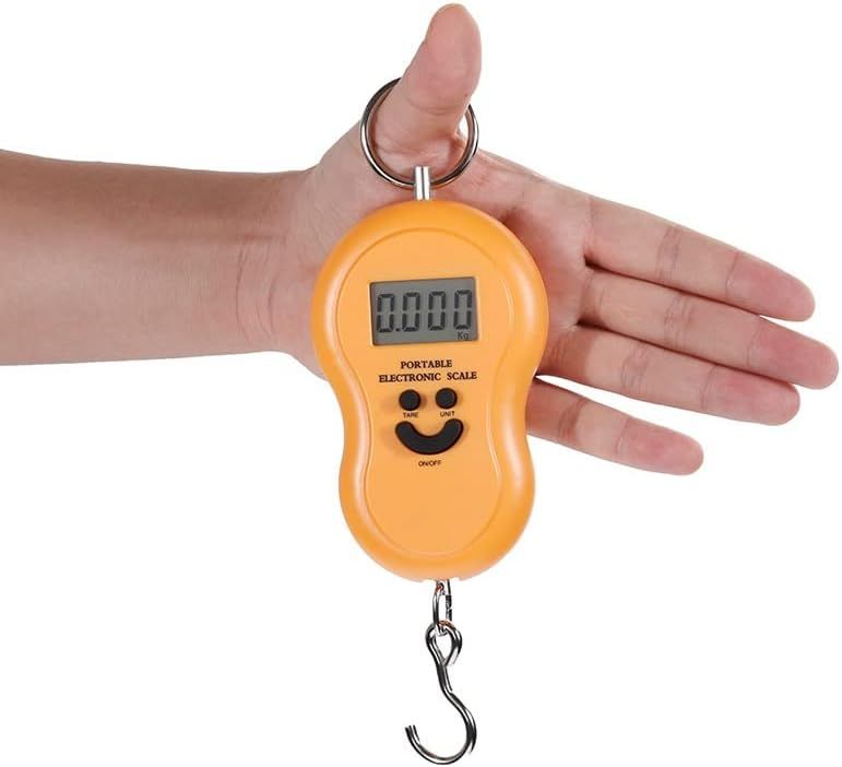 Utility Luggage Scale 50Kg Mini Digital Scale for Fishing Luggage Travel Weighting Kitchen Steelyard Hanging Electronic Hook Scale Weighing(random color) View Gallery - Pakistan