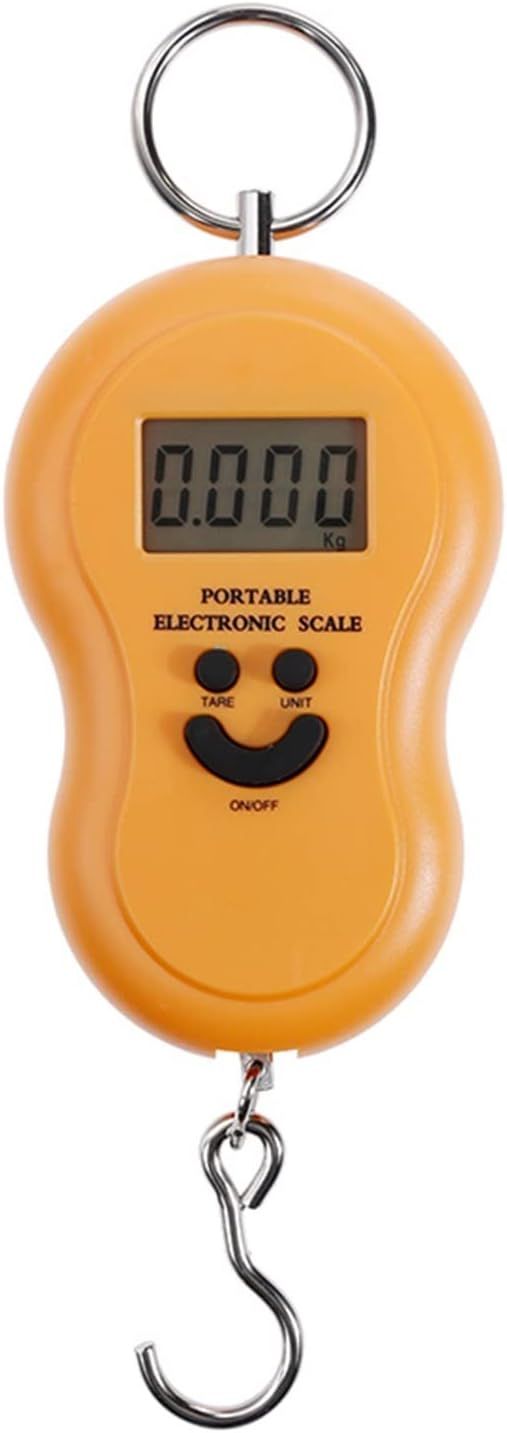Utility Luggage Scale 50Kg Mini Digital Scale for Fishing Luggage Travel Weighting Kitchen Steelyard Hanging Electronic Hook Scale Weighing(random color) View Gallery - Pakistan