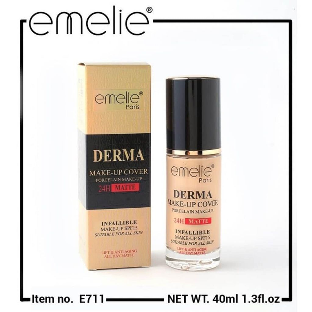 Emelie Derma Make up Cover Foundation 02 View Gallery - Pakistan