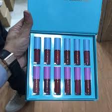 Set 12 Lip Gloss Kevin&amp;Coco, nuante de rosu si rose, cutie dreptunghiulara, 26.5x16.5x2.2 cm, 200 g, multicolor View Gallery - Pakistan