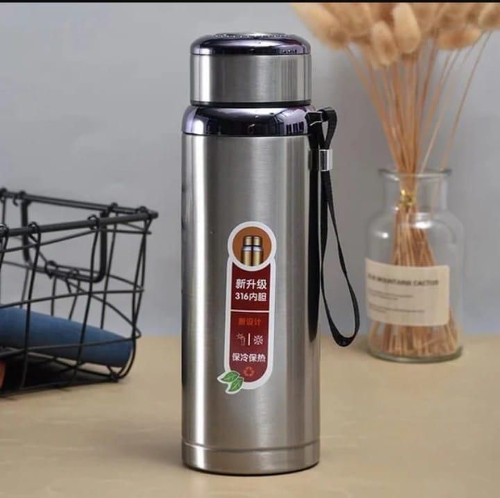 Stainless Steel Vacuum Thermos Flask Bottle 800ml  (Random Colors) View Gallery - Pakistan