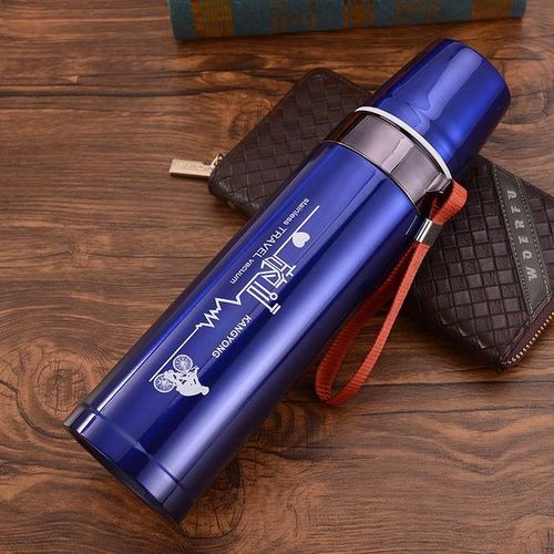 Sports Vacuum Flask 750ML Stainless Steel Water Bottle (random color) View Gallery - Pakistan