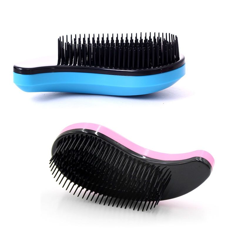 Hair Brush Combs Salon Gentle Anti-static Brush (random color) View Gallery - Pakistan