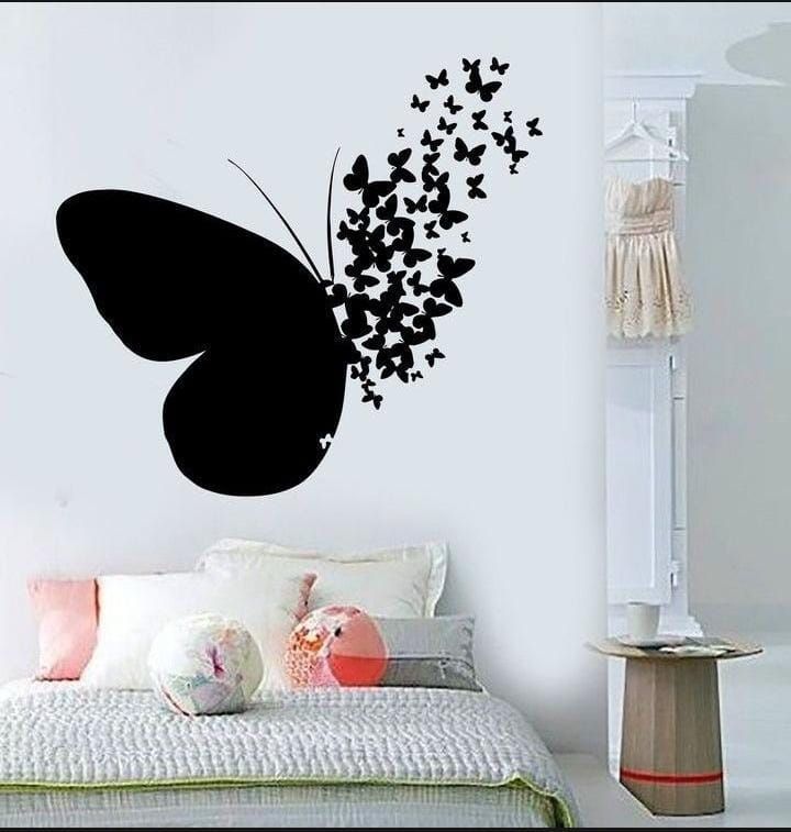 Flying Butterfly Wooden Wall Decor  Butterflies  WALL Decor