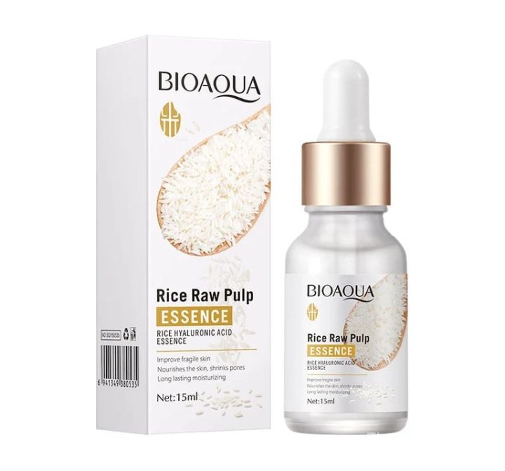 BIOAOUA Hyaluronic Acid Rice Raw Pulp Essence Face Serum 15ml View Gallery - Pakistan