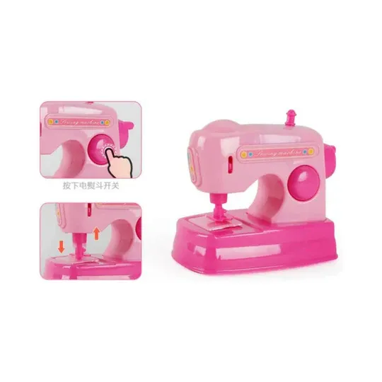 Mini Portable Sewing Machine-pink View Gallery - Pakistan