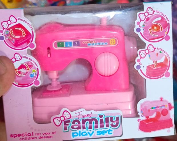 Mini Portable Sewing Machine-pink View Gallery - Pakistan