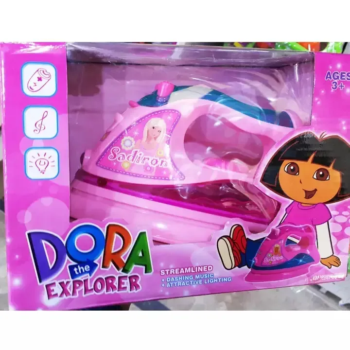 Dora Cute Light &amp; Music Iron Toy View Gallery - Pakistan