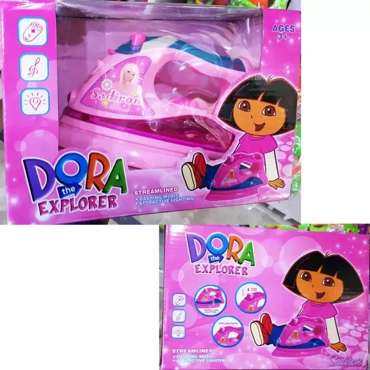 Dora Cute Light &amp; Music Iron Toy View Gallery - Pakistan