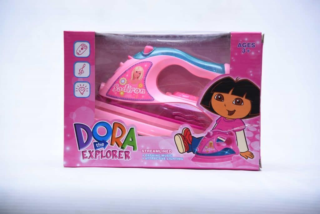 Dora Cute Light &amp; Music Iron Toy View Gallery - Pakistan