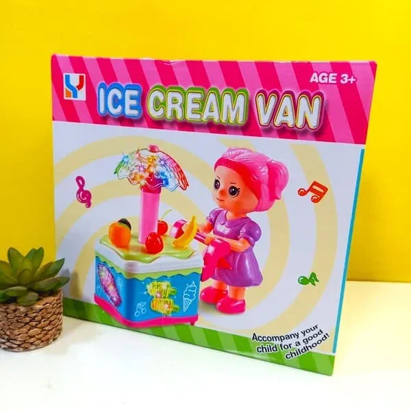 Cute Doll Ice Cream Cart With Music &amp; Lights View Gallery - Pakistan