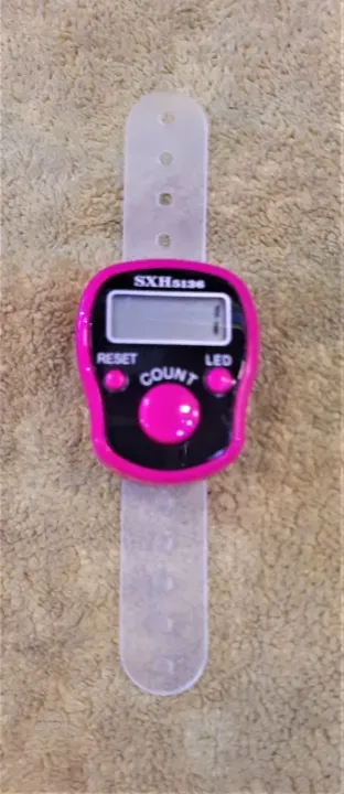 SXH Original Finger Counter with LED - Counts ( Tasbeeh / Digital Clicker ) (Random Color) View Gallery - Pakistan