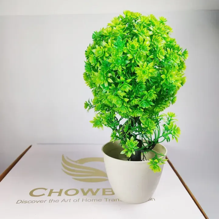 Green Ball Shape Gola plant Artificial Flowers Decoration | Artificial Plants Ball for Home View Gallery - Pakistan