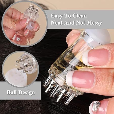 Comb pack Scalp Root Hair Oil Applicator |  Derma Roller Size 0.5mm View Gallery - Pakistan