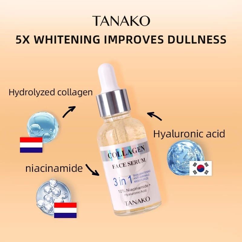 3 in 1 Korean Natural Oil Whitening &amp; Anti Aging Serum 30ml View Gallery - Pakistan