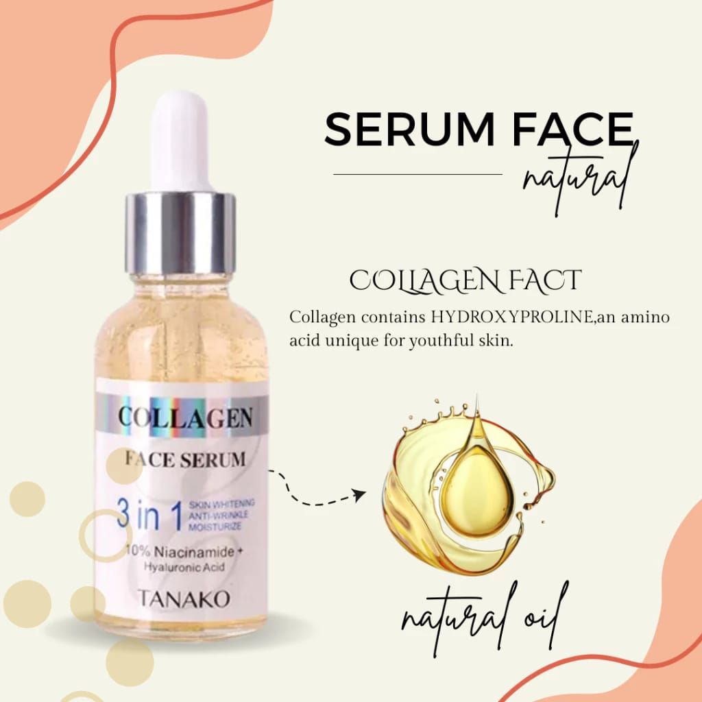 3 in 1 Korean Natural Oil Whitening &amp; Anti Aging Serum 30ml View Gallery - Pakistan