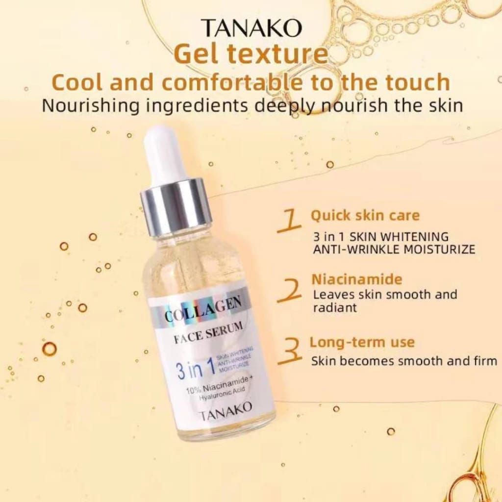 3 in 1 Korean Natural Oil Whitening &amp; Anti Aging Serum 30ml View Gallery - Pakistan