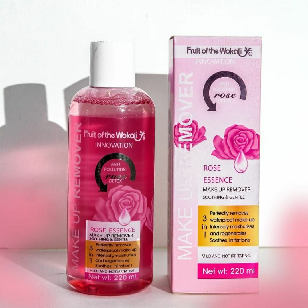 Wokali 3 in 1 Rose Essence Makeup Remover  220ml View Gallery - Pakistan