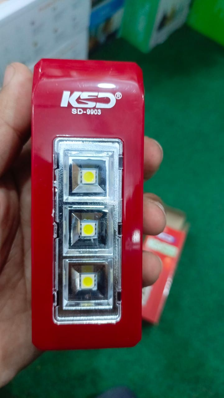 KSD high power Flashlight Emergency light SD 9903 (Random Color) View Gallery - Pakistan
