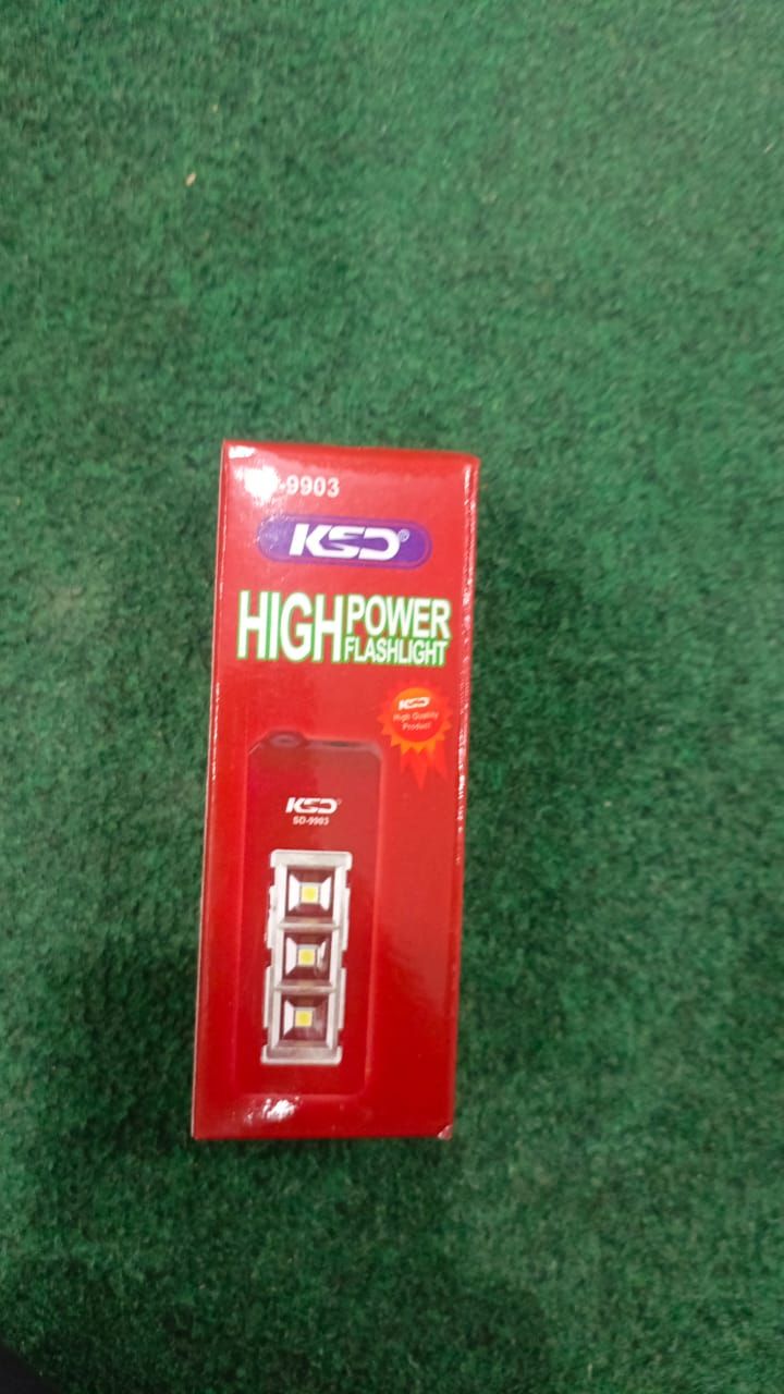 KSD high power Flashlight Emergency light SD 9903 (Random Color) View Gallery - Pakistan