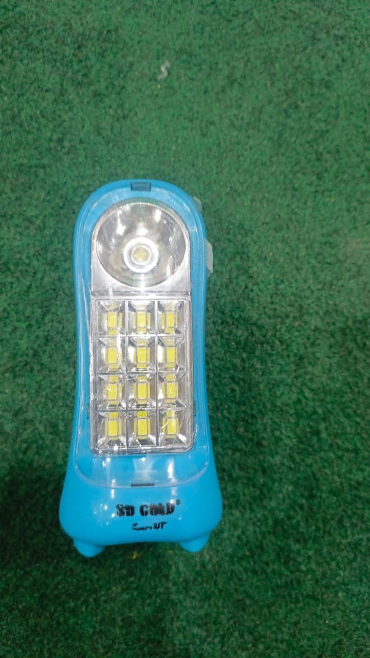 SD 707 flashlight rechargeable emergency light (RAndom Color) View Gallery - Pakistan