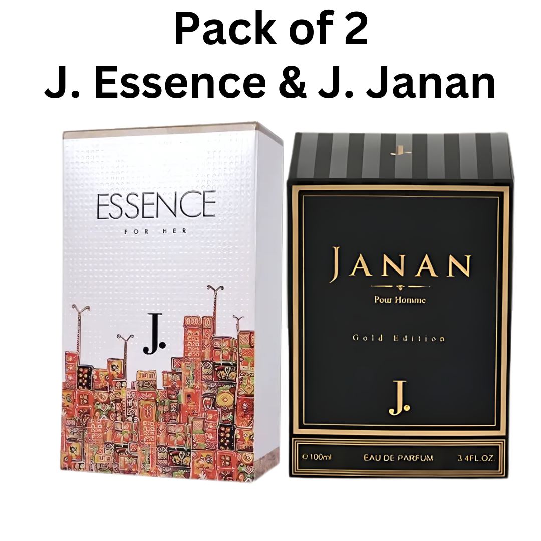 Pack of 2 - J. Essence &amp;amp; J. Janan | Perfume For Men and Women
