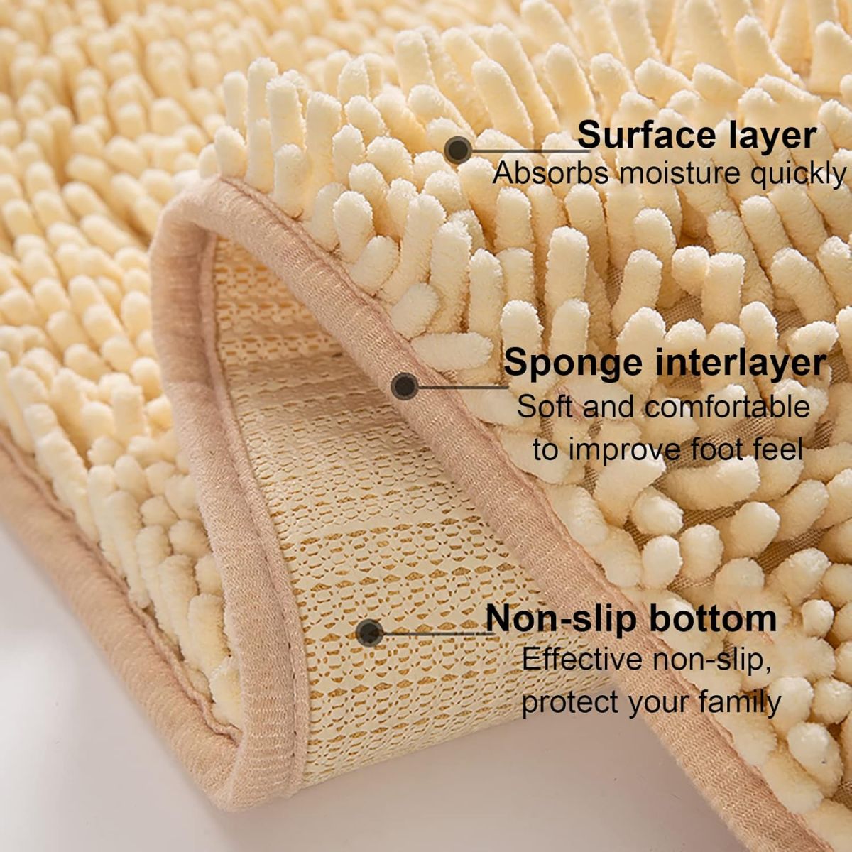 Nonslip water absorbent MicroFiber  door away mats 40x60cm (random color) View Gallery - Pakistan
