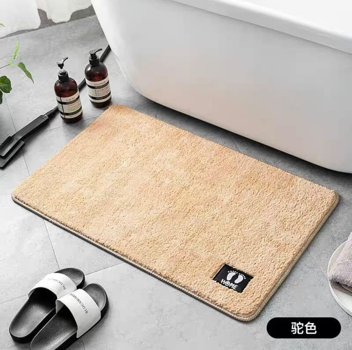 Soft Super Absorbent Bathroom/ door Mat Non-slip 40x60cm (random color) View Gallery - Pakistan
