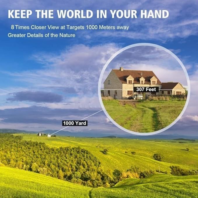 30x60 Compact Folding Binoculars, Folding Telescope With Clean Cloth and Carry Case for Kids, Adults, Outdoor, Travel, Birding, Birdwatching, Hiking, Sightseeing View Gallery - Pakistan