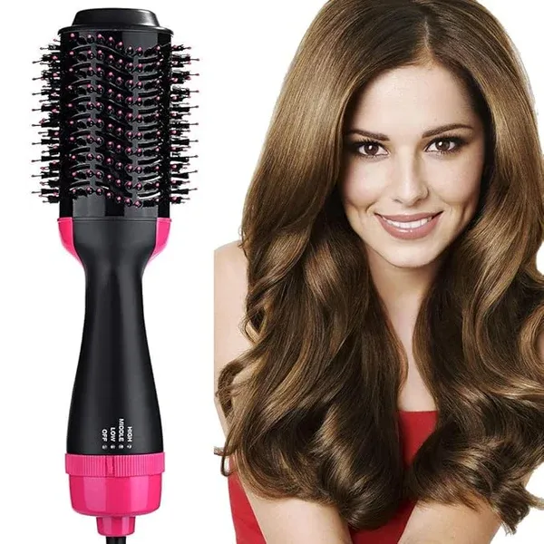 One Step 3 in 1 Hair Dryer and Volumizer / Hot Air Brush - Comb For Drying, Straightening, and Curling View Gallery - Pakistan