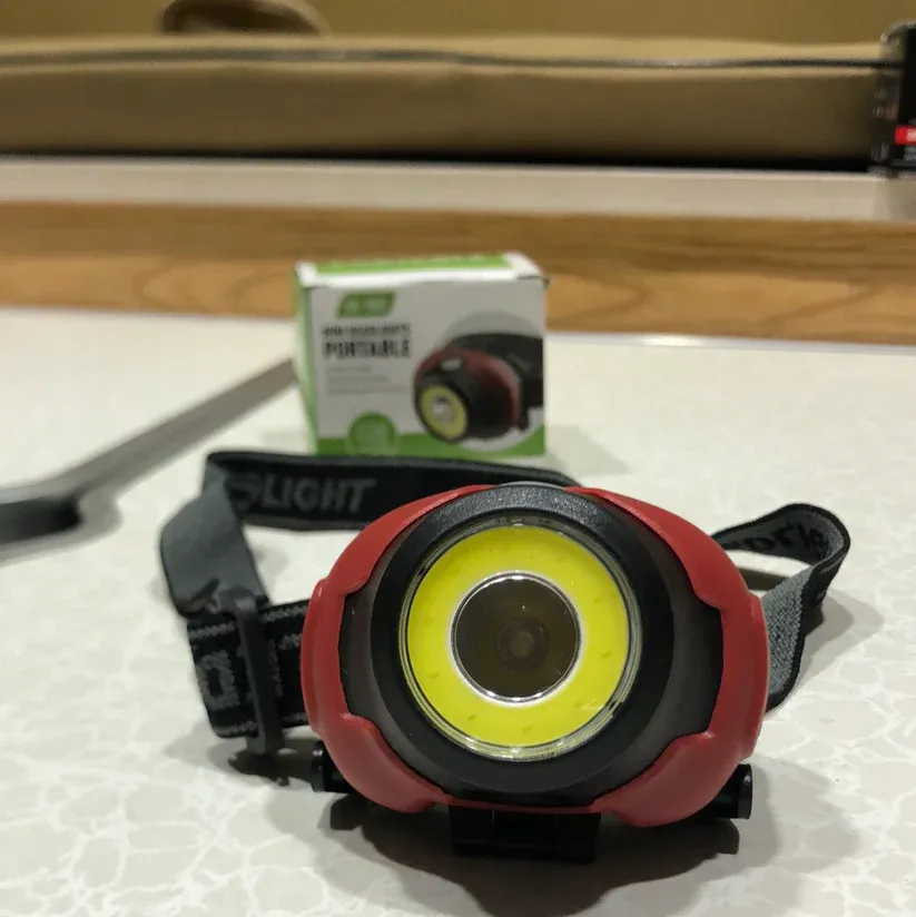 Portable Mini Headlight High Lumen Head Lamp KX-1802 (Random Color) View Gallery - Pakistan