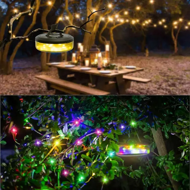 Hanging lantern with garland, camping atmospheric garland, rechargeable LED garland 9 m View Gallery - Pakistan