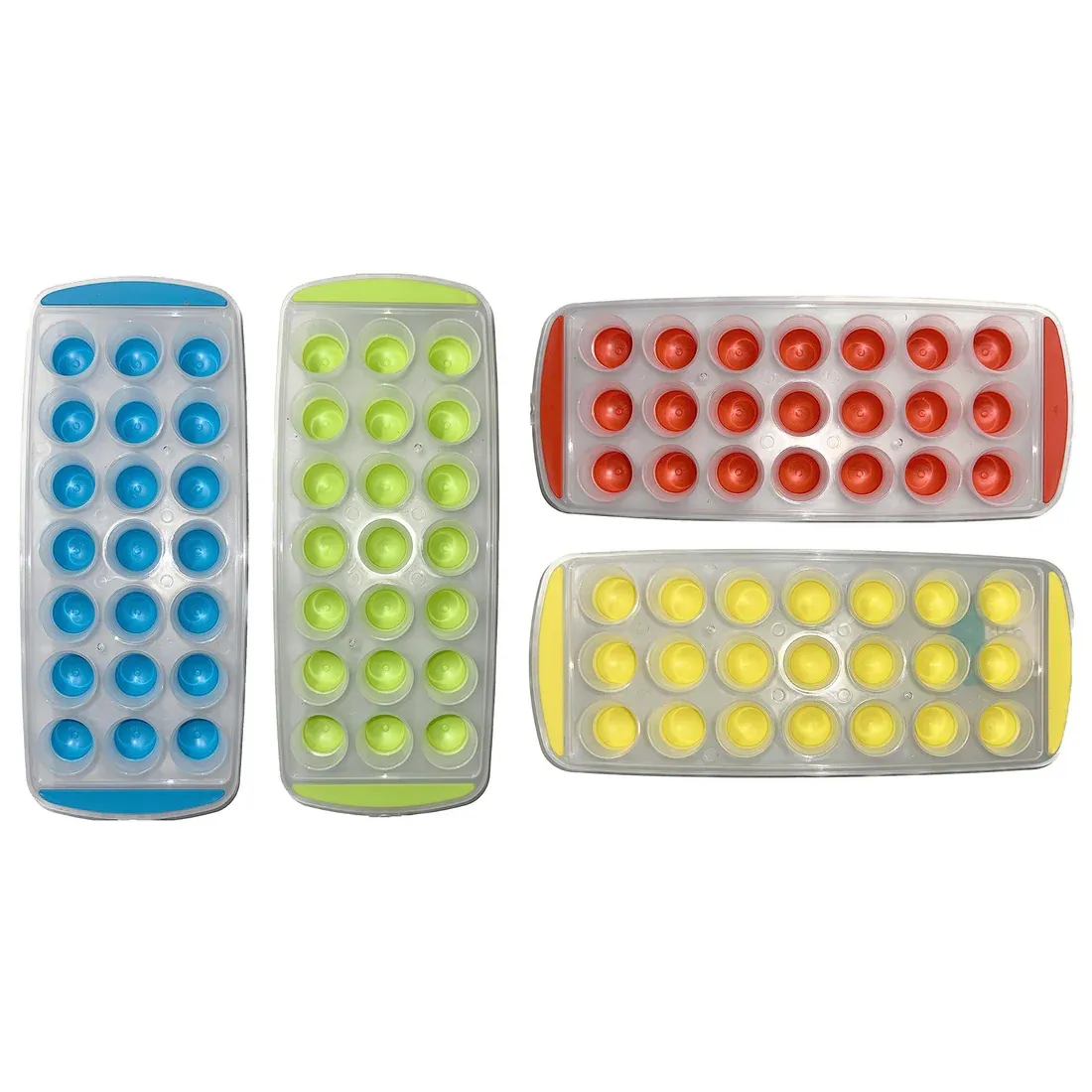 21 Grid Pop Up Ice Cube Tray With Lid Cover  (Random color) View Gallery - Pakistan