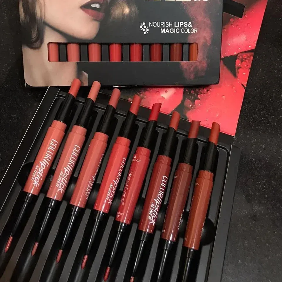 Heng Feng 2 In 1 Lipstick Set Of 8 View Gallery - Pakistan